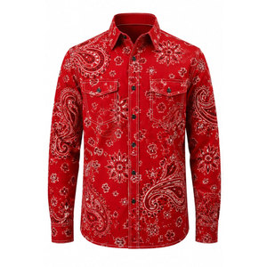 Men's Work Overalls Western Fire Resistant FR Pearl Snaps <b>Welding</b> <b>Shirt</b> Workwear <b>Welding</b> <b>Shirt</b> for Men - Product Image 2