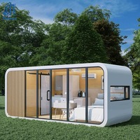 Cabane préfabriquée en bois, pod de glamping, mini-maison, studio de jardin, facile à assembler