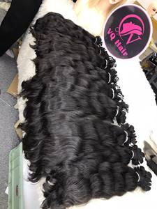 Venta al por mayor extensiones de cabello superior trama cutícula alineada cabello peruano cabello humano crudo paquetes de ondas naturales - Product Image 6