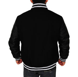 Producto en Oferta, Chaqueta Deportiva Satinada para Hombre, Corte Ajustado, 100% Poliéster, Chaqueta de Béisbol Satinada, Chaqueta Bomber Satinada - Product Image 3