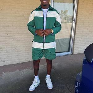 Conjunto de Chaqueta Cortavientos para Hombre, Estilo Informal, al por Mayor, con Logotipo Personalizado, Chaquetas con Cierre, Impermeables, de Color Contrastante, Personalizables - Product Image 6