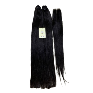 วิกผมตรงแบบมัดผมตรงขนาดเล็กผมคนเวียดนามแบบมีลูกไม้คุณภาพสูง - Product Image 1