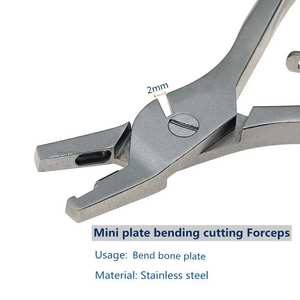 Pinzas para doblar placas óseas, herramienta quirúrgica ortopédica profesional para la fijación de fracturas. - Product Image 5