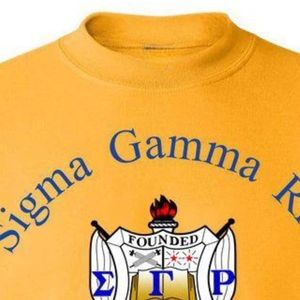 Sweat-shirt à col rond Sigma Gamma Rho, avec emblème coloré, personnalisé, imprimé pour sororité grecque, en polaire, style streetwear décontracté - Product Image 5