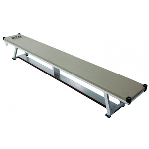 Stag Iconic Aluminum Gymnastics <b>Padded</b> <b>Bench</b> Support Stand Portable Practice Platform With Storage Shelf - Product Image 1