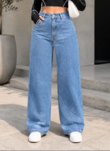Womens Mid-rise <b>Boot</b> Cut Vintage Eco-Friendly Denim Jeans Knee-Length Regular Fit - Product Image 5