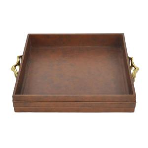 Restaurant Supplies <b>Breakfast</b> Serving <b>Tray</b> With Horse Bit Handles Decorative <b>Trays</b> Event Supplies Luxury <b>Tray</b> For Home Decor - Product Image 1