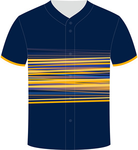 Camiseta de Béisbol sin Mangas, 100% Poliéster, Transpirable, con Botones, Uniformes para Adultos, Logotipo y Nombre del Equipo Personalizados por Sublimación - Product Image 1