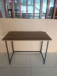 Lumetal Vietnam Modern <b>Foldable</b> Table Metal+ PB Office <b>Desk</b> Space Saving Office Building ODM Simple Wood Top Metal Frame - Product Image 3