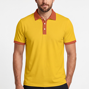 เสื้อกอล์ฟผู้ชาย เสื้อฝึกซ้อม 100% ผ้าฝ้าย เสื้อกอล์ฟผู้ชาย สกรีนโลโก้ เสื้อกอล์ฟผู้ชาย แขนสั้น โปโลเชิ้ต - Product Image 6