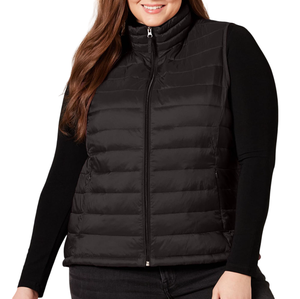 Women's Sleeveless Quilted Jacket Puffer Vest <b>Lightweight</b> Winter <b>Gilet</b> Wholesale Manufacturer - Product Image 1