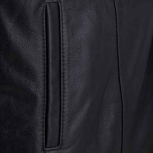 เสื้อเชิ้ตหนัง PU แขนสั้นผู้ชาย ดีไซน์สตรีทแวร์คุณภาพสูง สไตล์ลำลองสำหรับกิจกรรมกลางแจ้ง คอปกตั้ง ติดกระดุม เป็นมิตรกับสิ่งแวดล้อม ปี 2026 - Product Image 3