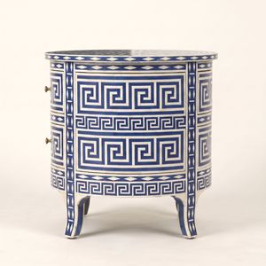 Table de Chevet Moderne en Os Incrusté pour la Décoration de la Maison et des Hôtels, Meuble de Salon, Table d'Appoint - Product Image 4