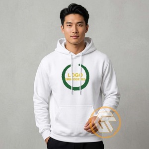 Omega en gros |   Sweat à capuche brodé Psi 100 % coton polaire – Fraternité/Sororité grecque Psi pour homme, hiver, séchage rapide, respirant - Product Image 2