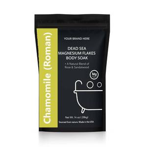 Cloruro de Magnesio Orgánico del Mar Muerto de Marca Privada en Polvo para Baño, con Manzanilla, para una Piel Radiante, Calmante, Hidratante y Suavizante - Product Image 2
