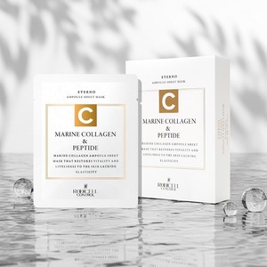 [ROOICELL] Pack de masques en tissu Cosmétiques coréens 25ml 10 Masques Soin Raffermissant Ampoule en Tissu au Collagène Marin et Peptides Eterno - Product Image 4
