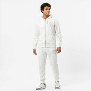 Veste unisexe personnalisée coupe régulière imprimée délavée à l'acide, épaisse, 100 % polyester, coupe-vent, séchage rapide, décontractée, hiver, 2-en-1, longueur intégrale - Product Image 3