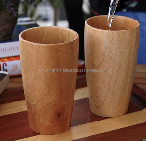 Accueil Hôtel Verre Verre Verre Bois Naturel Bonne Qualité Meilleur Bois Verre Fête De Mariage De L'Inde - Product Image 6