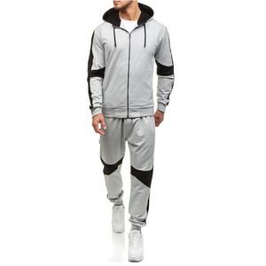 High Quality Custom Printing Logo Sweatsuit for <b>Men</b> Jogging Sports <b>Mens</b> Wholesale Zip up Tracksuit Jogging Suits - Product Image 1