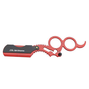 Navaja de Afeitar Profesional de Alta Calidad, Herramienta de Aseo, Mango de Plástico, Cuchilla Recta de Metal para Barba - Product Image 1