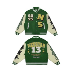 Men's Varsity Jackets Wholesale Blank Varsity Jackets Custom logo Plain Varsity Jacket for Men Custom Chenille Embroidery Patch - Product Image 3