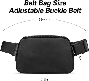 Sac banane léger classique résistant à l'eau pour le trekking en extérieur, personnalisable OEM, fabriqué au Vietnam - Product Image 4