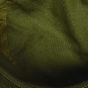 Sombrero de Pescador Casual de Lona Verde Oliva Premium con Diseño de Dibujos Animados |   Gorra de Pescador para Protección Solar al Aire Libre |   Algodón Personalizado al por Mayor con Etiqueta Privada - Product Image 5