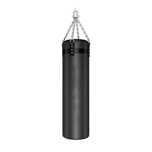 Sac de frappe de boxe lourd pour entraînement fitness avec chaîne de suspension, pour adultes, exercice de gym - Product Image 3