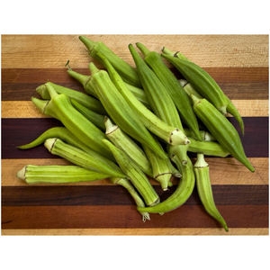 Flocons de gombo frais déshydratés naturellement, les plus vendus, pour la fabrication alimentaire, prix de gros - Product Image 1