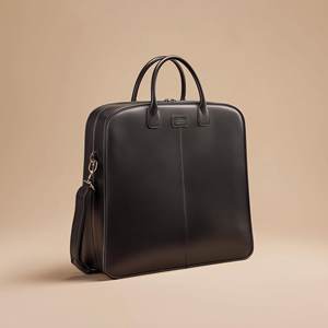 Modern Executive Genuine Leather Casual Zipper Closure Suit <b>Carrier</b> Garment Bag Protection Premium Travel <b>Dress</b> Case LSC-0025 - Product Image 1