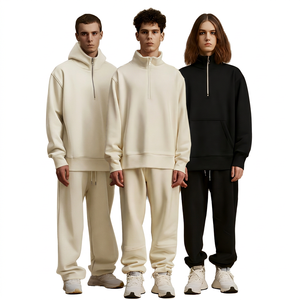 Veste polaire unie pour homme, zippée, coupe oversize, finition délavée, respirante, écologique, directement de l'usine - Product Image 4