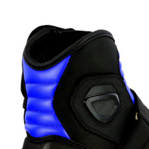 Botas de Motociclismo Impermeables y Transpirables de Cuero Genuino con Cierre de Cremallera, Punta Cuadrada, para Verano/Invierno, Hechas a Medida - Product Image 6