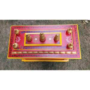 Templo hindú de madera modelo 1 para Diwali Pooja producto de decoración del hogar - Product Image 2