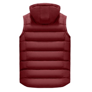 Street wear imprimé rembourré gilet manteau hiver chaud rembourré gilet veste pour hommes avec le dernier design 2023. - Product Image 2