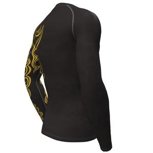 Rash Guard avec service OEM Hommes Sublimation Imprimé Spandex Rash Guard Gym Surf Plongée MMA Rash Guard Arts Martiaux Sportswear - Product Image 2