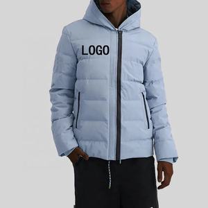 Chaqueta acolchada ligera de alta calidad de primera calidad, chaquetas acolchadas para exteriores de estilo informal para hombre, ropa de calle, abrigo con logotipo impreso - Product Image 5