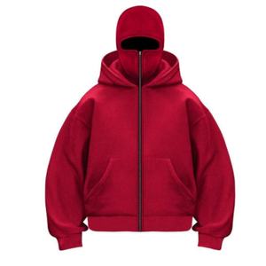 Blouson d'hiver 100 % coton de haute qualité pour homme, coupe oversize, zippé, en polaire, écologique, coupe-vent, respirant, anti-boulochage, brodé - Product Image 5