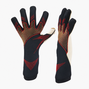 Gants de gardien de but de football professionnels en latex allemand de 4 mm, légers, unisexes, pour l'extérieur, avec protection avancée des doigts pour une capture puissante - Product Image 4