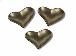 Plateau de service en forme de cœur en aluminium et laiton doré pour fruits secs, fruits, collations, bonbons, chocolats, assiette décorative pour la table - Product Image 5