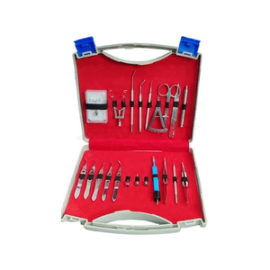 Juego de 21 Piezas de Instrumentos Quirúrgicos Oftálmicos de Alta Calidad para Extracción de Cataratas y Fracturas de Lente, Microcirugía Ocular, Acero Inoxidable Alemán - Product Image 1