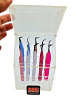 Support de pince à épiler acrylique personnalisé support de pince à épiler d'extension de cils en acrylique avec support d'affichage de couverture pour produits de cils