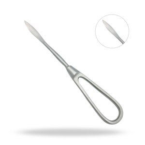 Aguja de Gerlachs para Prolapso, 6.25 Pulgadas, Instrumento Veterinario Obstétrico para Reparación de Prolapso Uterino - Product Image 1