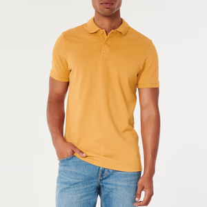 Polo personnalisé pour entreprise, 98% coton, 2% élasthanne, coupe ajustée, confortable, polos à étiquette privée - Product Image 4