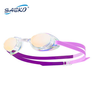 Gafas de Natación de Competición Estilo Sueco SAEKO, Sin Juntas, de Perfil Bajo, Ajuste Personalizado, UV400, Espejo, Antivaho, Silicona Impermeable, CE ISO - Product Image 5