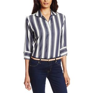 Nouvelle Collection Printemps Chemise Femme à Col Revers Manches Longues Couleur Unie Boutonnée Coupe Ample Exportée du Bangladesh - Product Image 1