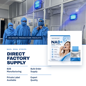 Tiras Orales de NAD+ para Adultos, Vitaminas, Antioxidantes, Energía Celular, Reparación del ADN, Apoyo Inmunitario, 300mg, 1 Tira Diaria, Personalizable - Product Image 2