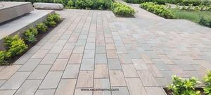 Machine Cut Paving Stone in KK White <b>Slate</b> Top Natural Finish for Garden Walkways Outdoor Patios Driveway Courtyard Floors - Product Image 6