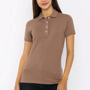 Camiseta Polo Elegante para Mujer, Ropa Casual de Algodón de Alta Calidad, Transpirable, con Botones y Cuello Camisero - Product Image 5