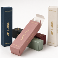 Boîtes en papier pour rouge à lèvres personnalisées écologiques, emballages cosmétiques de petite taille, boîtes pour mascara, gloss à lèvres, boîte de parfum de voyage