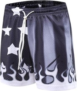 Pantalones cortos transpirables sublimados para correr, protección UV para hombre, ropa deportiva estampada resistente a la decoloración para carreras al aire libre - Product Image 3